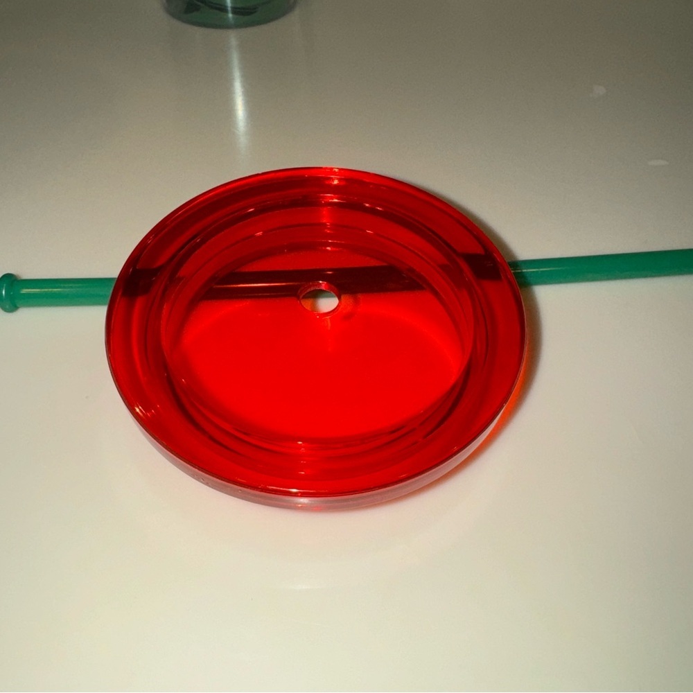 Two Starbucks 2021 16 Oz. Grande Cold Beverage Cups With Straws - Picture 14 of 15